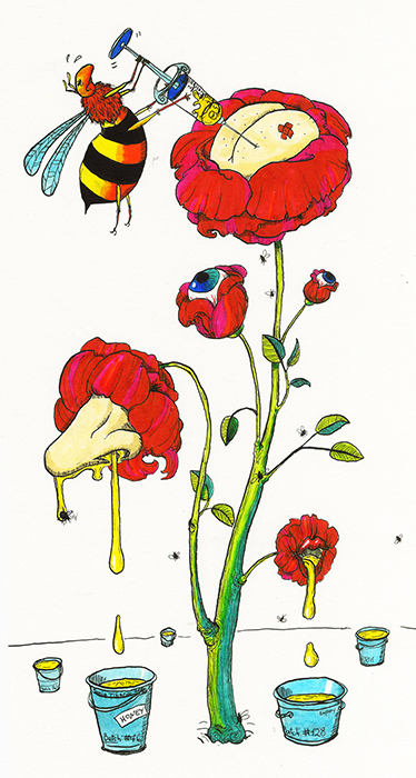 Butt flower