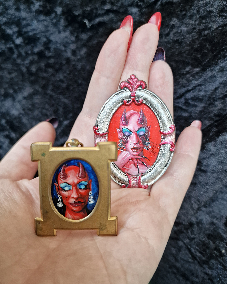 fabulous satan hand painted miniatures