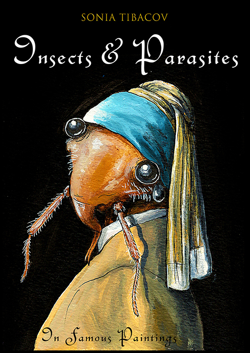 Insects & Parasites in Famous paintings booklet zine with original artwork by Drakula Approved, Drakula Approved