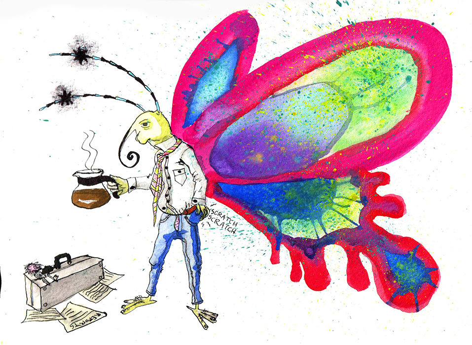 Office butterfly