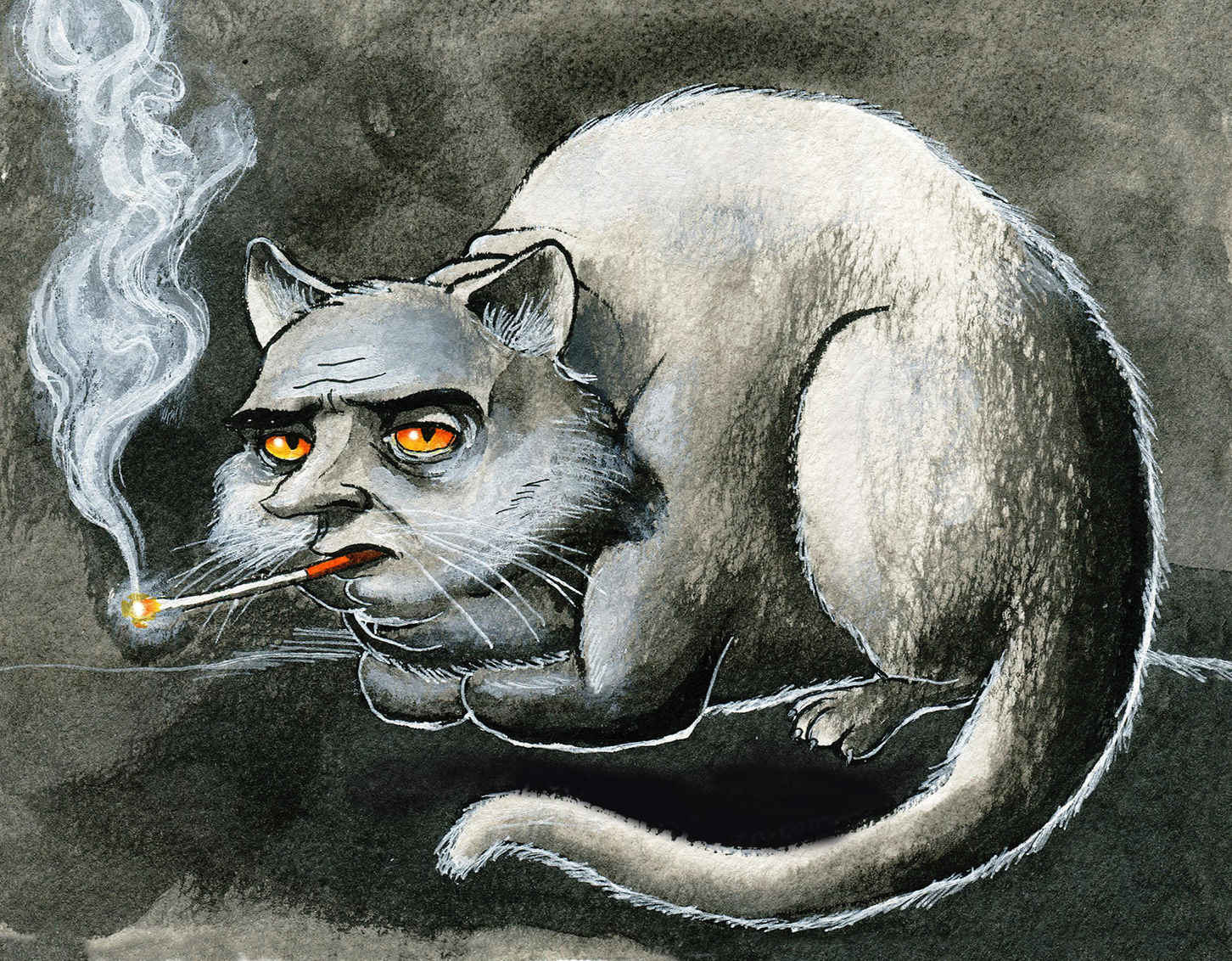 Smoking Cat